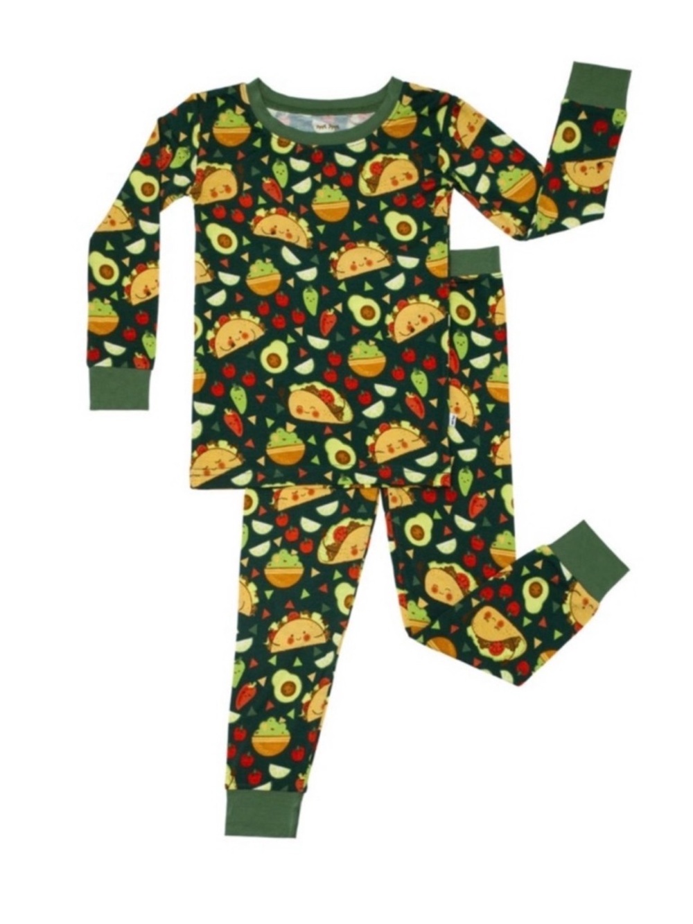 Little Sleepies Taco Time Two-Piece Bamboo Viscose Pajama Set